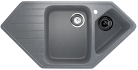 Мойка кухонная Ulgran U-409 -342 графитовая