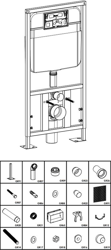 Комплект SantiLine SL-5018MB+SL-03
