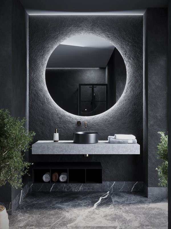 Зеркало круглое Sancos Sfera SF1200 120, с подсветкой