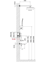 Душевой комплект Timo Selene SX-3069/03SM черный, С ВНУТРЕННЕЙ ЧАСТЬЮ