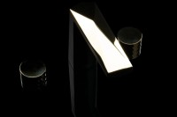 Смеситель для раковины Boheme Venturo 150-BG-DIAMOND черный, золото
