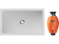 Комплект Мойка Omoikiri Mikura 76-WH Glossy белая + Измельчитель Nagare 1000 Комплект Мойка Omoikiri Mikura 76-WH Glossy белая + Измельчитель Nagare 1000