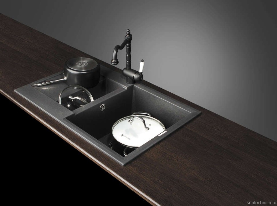 Комплект Мойка Omoikiri Sakaime 78-2-PL платина + Измельчитель Nagare 750