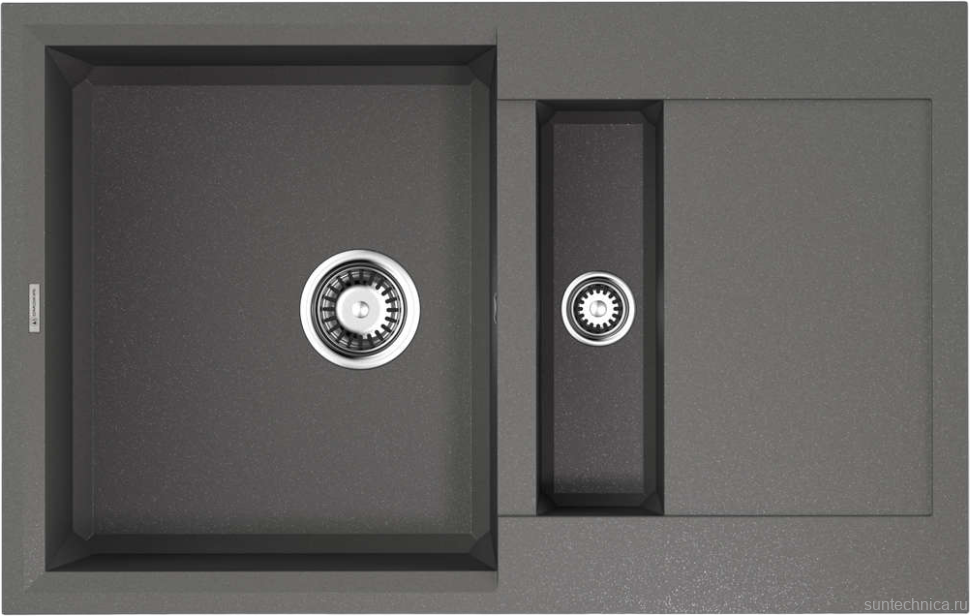 Комплект Мойка Omoikiri Sakaime 78-2-PL платина + Измельчитель Nagare 750