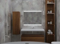 Тумба Armadi Art Flat Valessi Uno-S 100 dark oak