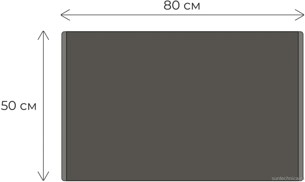 Коврик Fixsen MUSK 8010K 50х80, серый