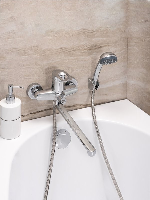 Смеситель с длинным изливом для ванны РМС SL55 SL55-006E