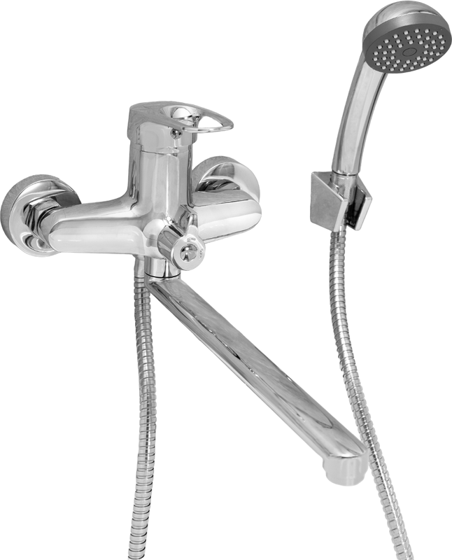 Смеситель с длинным изливом для ванны РМС SL55 SL55-006E