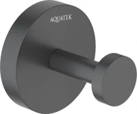 Крючок AQUATEK Бетта AQ4601MB черный матовый Крючок AQUATEK Бетта AQ4601MB черный матовый