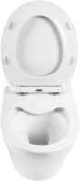 Комплект Унитаз подвесной BelBagno Acqua BB340CHR крышка BB2020SC, безободковый, с микролифтом + Система инсталляции для унитазов BelBagno BB002-80 с