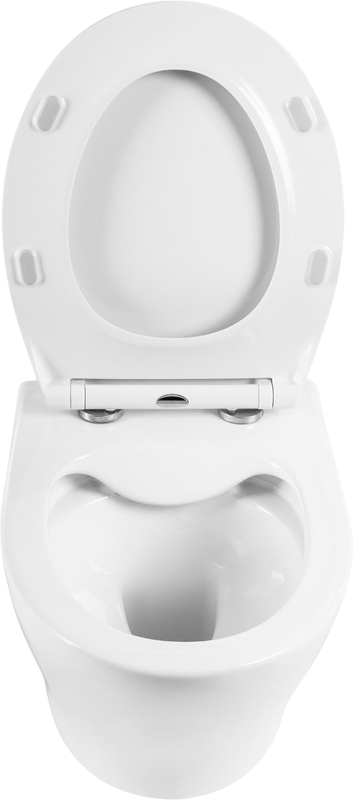 Комплект Унитаз подвесной BelBagno Acqua BB340CHR крышка BB2020SC, безободковый, с микролифтом + Система инсталляции для унитазов BelBagno BB002-80 с