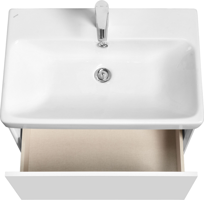 Мебель для ванной комнаты AQUATON Асти 70 белая