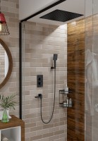 Душевой комплект Timo Petruma SX-5019/03SM С ВНУТРЕННЕЙ ЧАСТЬЮ, черный