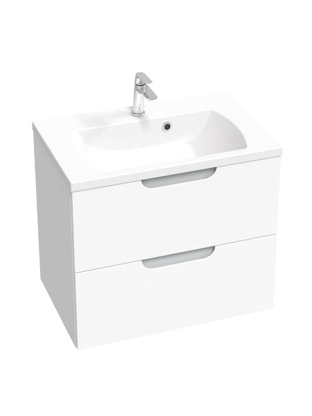 Тумба под раковину без столешницы Ravak Classic II SD 70 глянцевая белая, серая