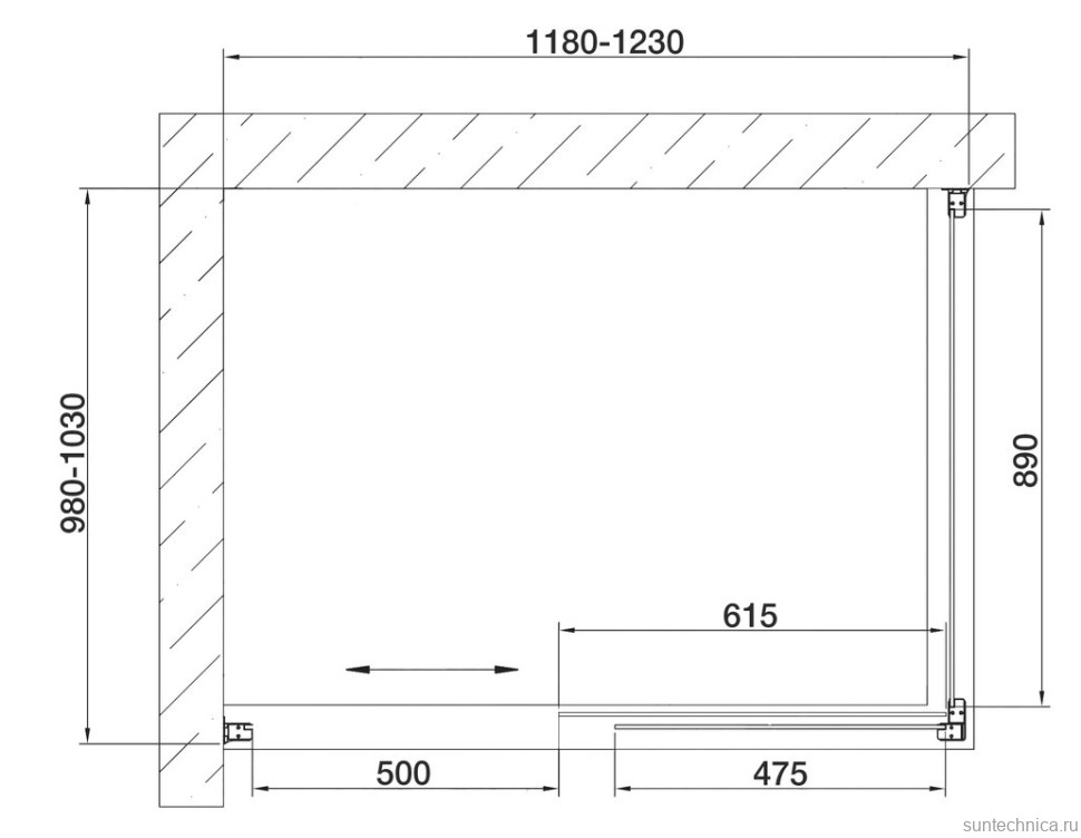 Душевой уголок Vegas Glass ZP+ZPV 120*100 08 01 профиль глянцевый хром, стекло прозрачное