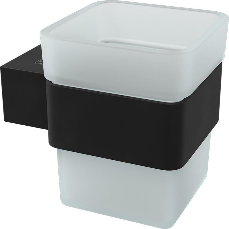 Стакан Lemark Smooth line 9732014 матовый черный