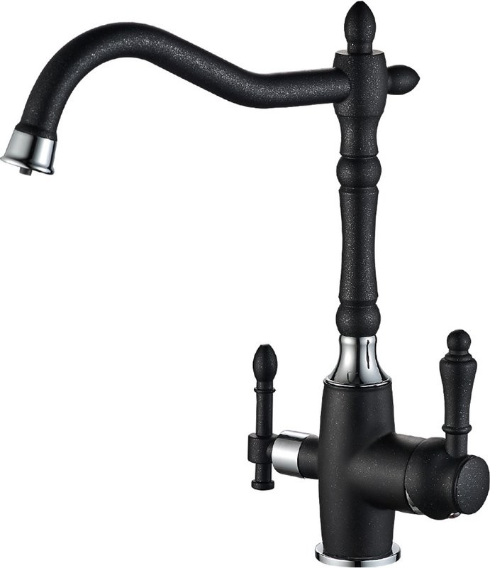 Смеситель для кухни Steel Hammer SH 812 Black Cr