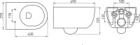 Комплект Berges Ego Rimless Novum