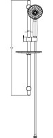 Душевой комплект Bravat Eler FB848238CP-RUS + D154CP-2-RUS + P7402C-2-RUS