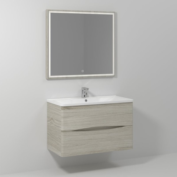 Мебель для ванной комнаты Vod-Ok Adel 90 подвесная, ореховый дубослив