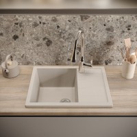 Мойка кухонная Domaci Болонья М-151-003 бежевая Мойка кухонная Domaci Болонья М-151-003 бежевая