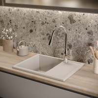 Мойка кухонная Domaci Болонья М-151-003 бежевая Мойка кухонная Domaci Болонья М-151-003 бежевая