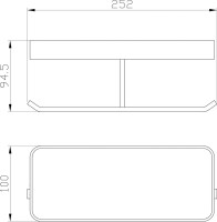 Держатель туалетной бумаги Wonzon & Woghand WW-8356A-BG брашированное золото, с полкой Держатель туалетной бумаги Wonzon & Woghand WW-8356A-BG брашированное золото, с полкой