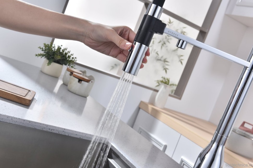 Смеситель для кухни Paulmark Magneto One Ma213188-CR хром