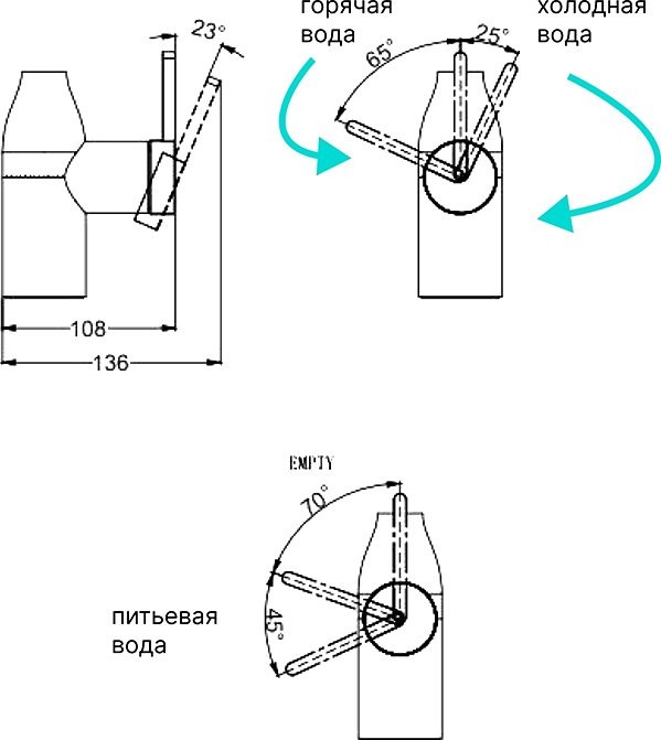 Смеситель для кухни Paulmark Magneto One Ma213188-CR хром