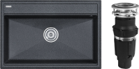 Комплект Мойка Paulmark Stepia 80 PM117551-DG графит + Измельчитель Bone Crusher BC 610-AS Комплект Мойка Paulmark Stepia 80 PM117551-DG графит + Измельчитель Bone Crusher BC 610-AS