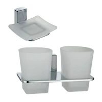 Набор Стакан Wasserkraft Leine K-5028D + Мыльница K-5029 Набор Стакан Wasserkraft Leine K-5028D + Мыльница K-5029