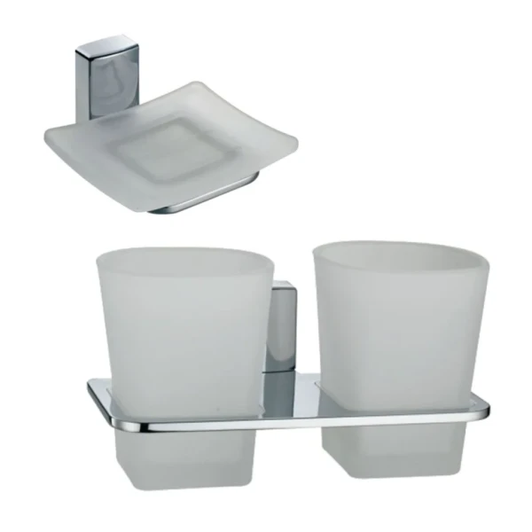 Набор Стакан Wasserkraft Leine K-5028D + Мыльница K-5029