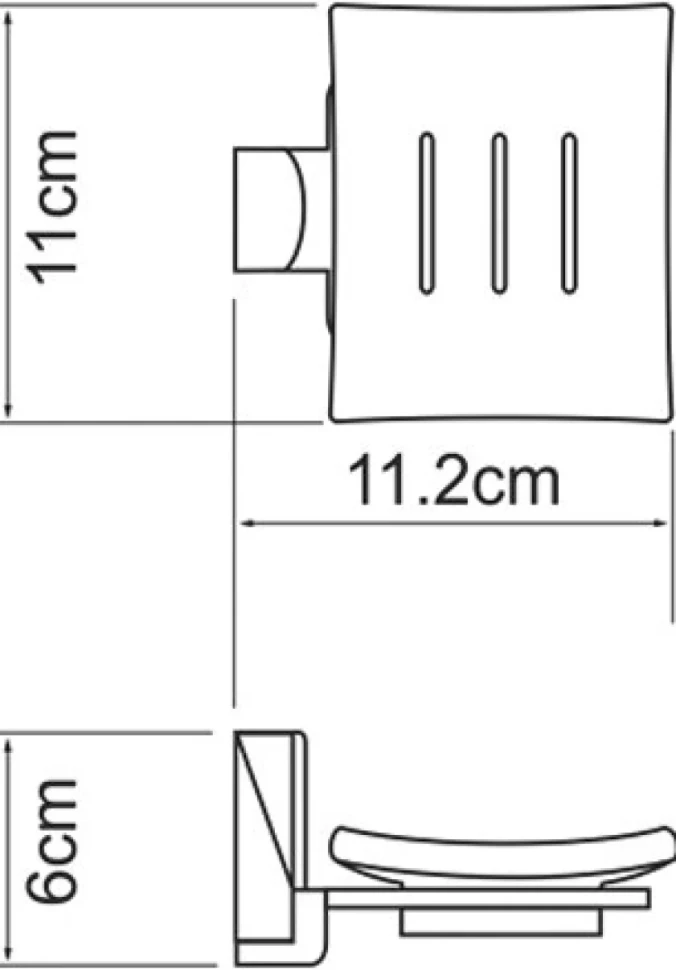 Набор Стакан Wasserkraft Leine K-5028D + Мыльница K-5029