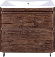 Мебель для ванной комнаты Style Line Атлантика 90 Люкс Plus, напольная,старое дерево