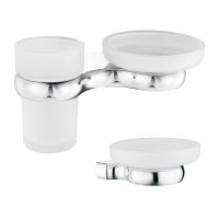 Набор Стакан Wasserkraft Berkel K-6826 + Мыльница K-6829 Набор Стакан Wasserkraft Berkel K-6826 + Мыльница K-6829