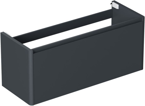 Тумба под раковину без столешницы Allen Brau Gravity 120 1 ящик, матовый антрацит