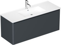 Тумба под раковину без столешницы Allen Brau Gravity 120 1 ящик, матовый антрацит