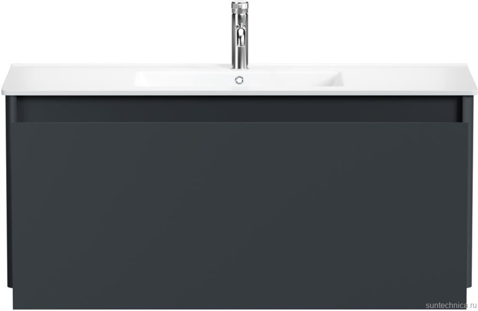 Тумба под раковину без столешницы Allen Brau Gravity 120 1 ящик, матовый антрацит