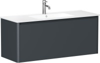 Тумба под раковину без столешницы Allen Brau Gravity 120 1 ящик, матовый антрацит