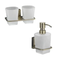Набор Стакан Wasserkraft Exter K-5228D + Дозатор K-5299 Набор Стакан Wasserkraft Exter K-5228D + Дозатор K-5299