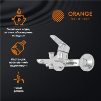 Смеситель для ванны с душем Orange Felix M14-100cr