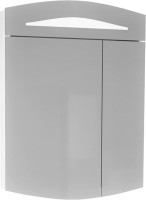 Мебель для ванной комнаты Owl 1975 Sjel подвесная, белый лак, 65