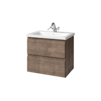 Тумба с раковиной Caprigo Forte 65 подвесная, светлый орех