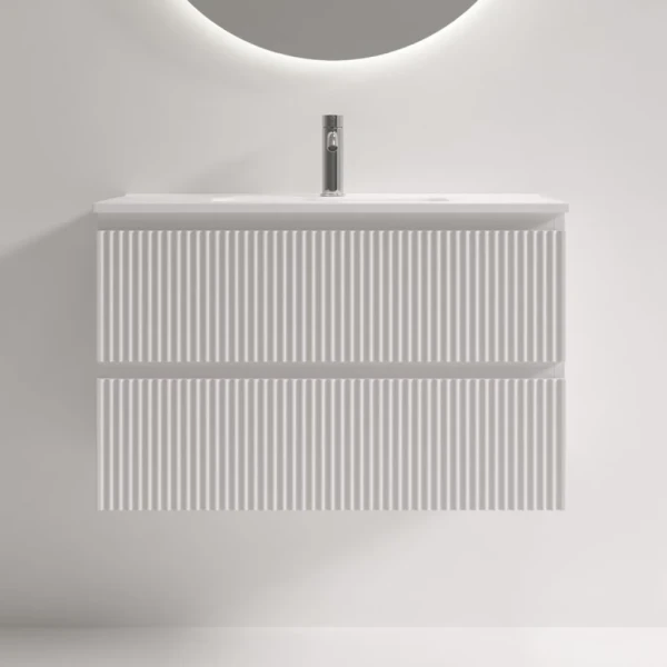Тумба с раковиной Sancos Snob R 80 Bianco