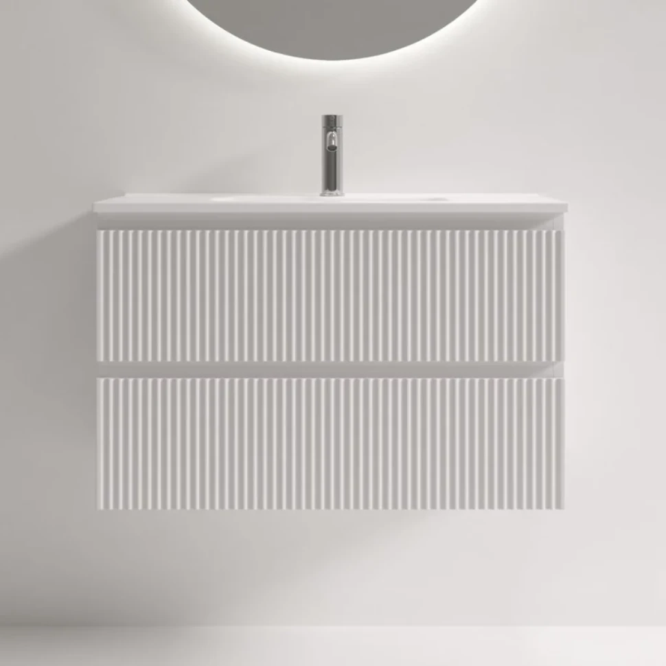 Тумба с раковиной Sancos Snob R 80 Bianco