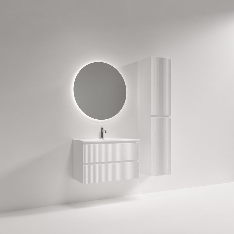 Тумба с раковиной Sancos Snob R 80 Bianco