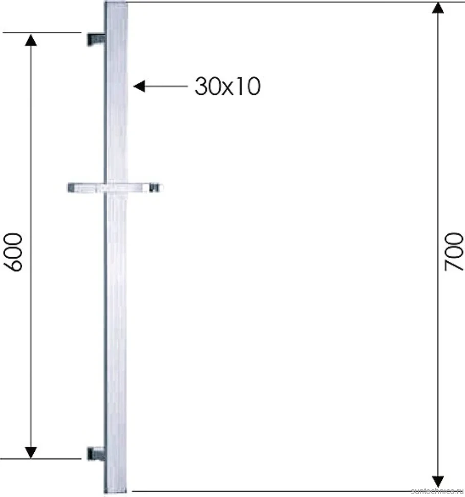 Душевая штанга Remer 317R