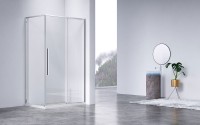 Душевой уголок Vincea Slim-N VSR-4SN8011CL 110х80 см, профиль хром