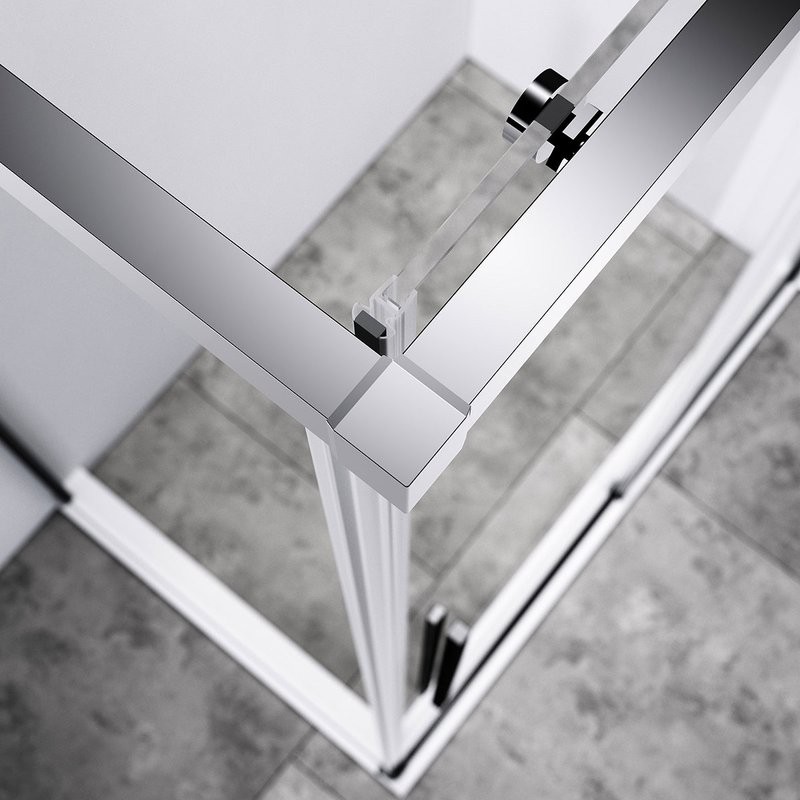 Душевой уголок Vincea Slim-N VSR-4SN8011CL 110х80 см, профиль хром