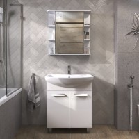 Мебель для ванной комнаты Vigo Hoska 70 2 дверцы, белая